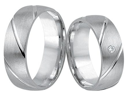 Trauringe 585 Weißgold