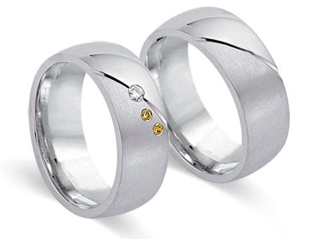 Trauringe 585 Weißgold