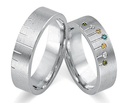 Trauringe 585 Weißgold