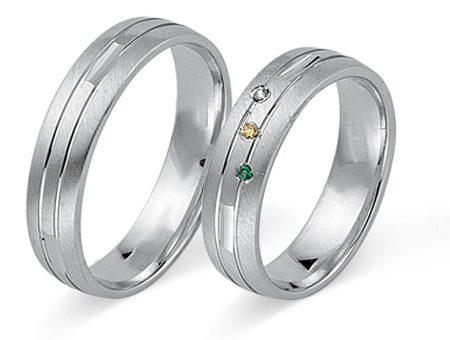 Trauringe 585 Weißgold