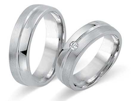 Trauringe 585 Weißgold