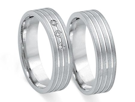 Trauringe 333 Weißgold