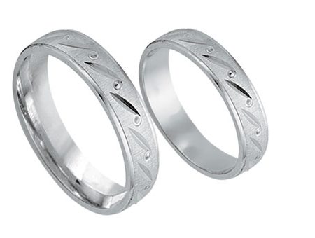 Trauringe 333 Weißgold