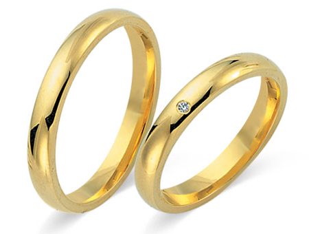 Trauringe 585 Gelbgold