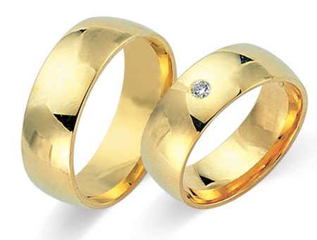 Trauringe 585 Gelbgold