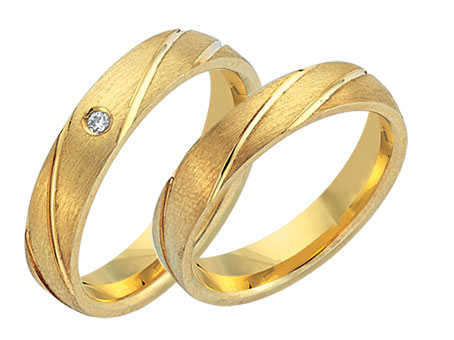 Trauringe 333 Gelbgold