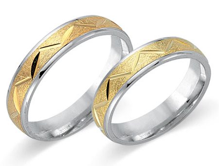 Trauringe 585 Bicolor