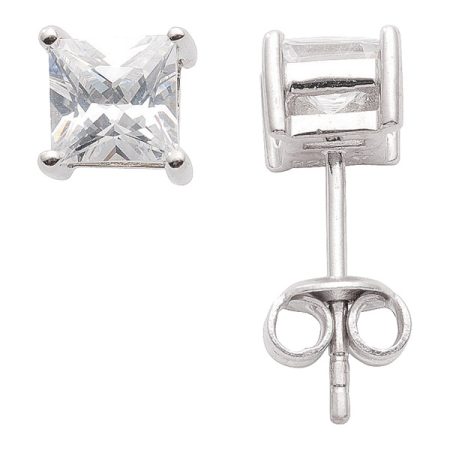 Ohrstecker aus Silber mit Zirkonia