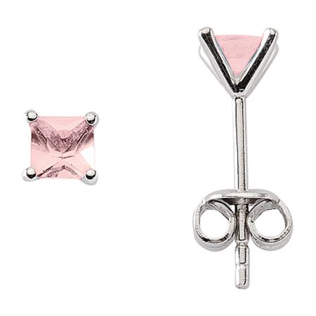 Silber Ohrstecker mit Zirkonia