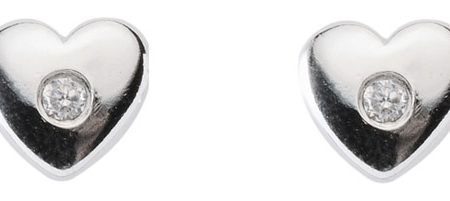 Silber Motive Ohrstecker Herz