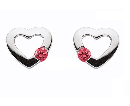 Silber Motive Ohrstecker Herz